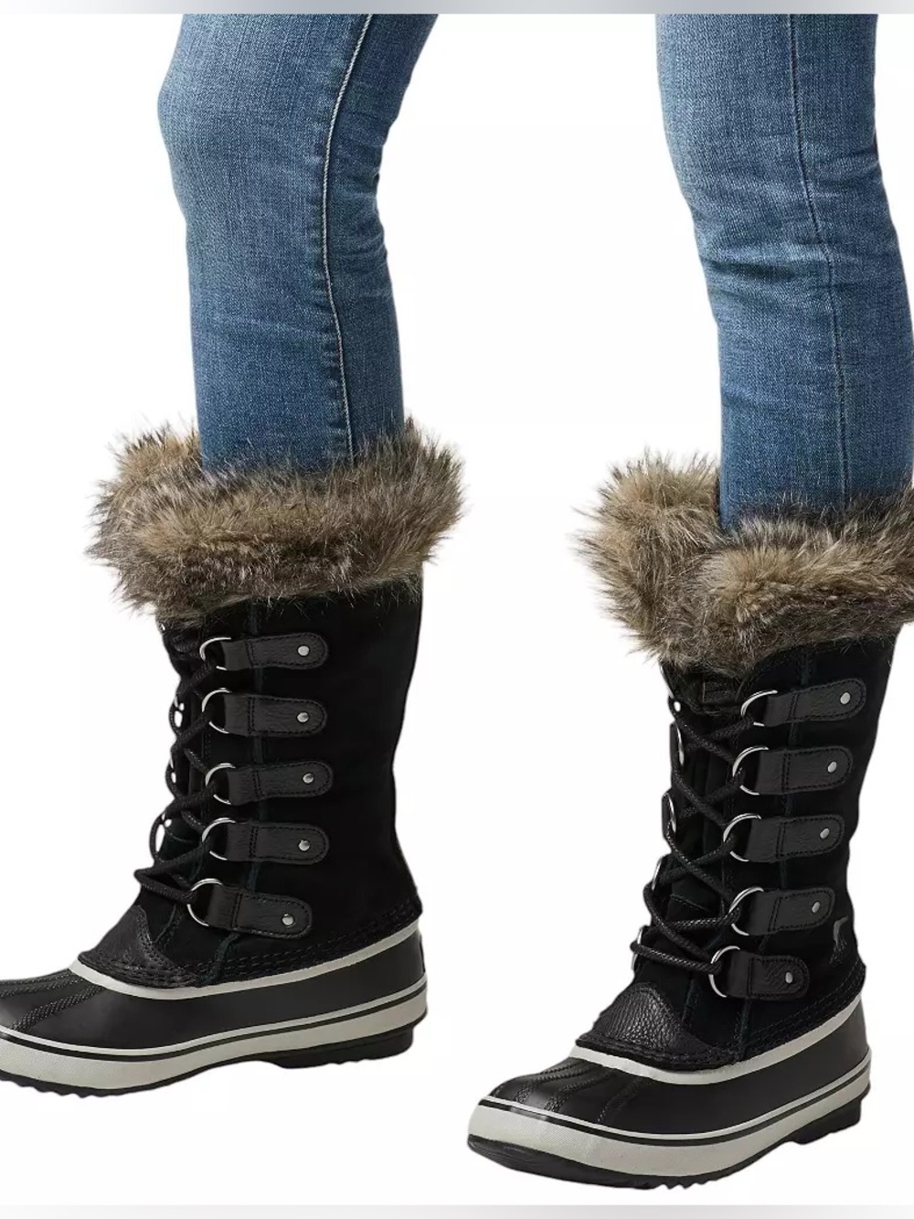 SOREL Women's Black Joan of Arctic Waterproof Winter Boots size Women’s 9.5